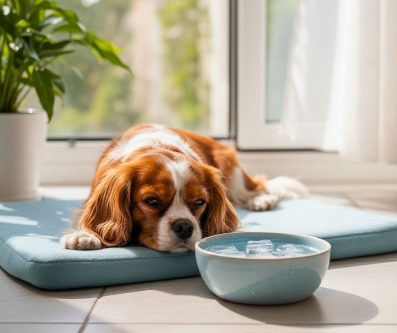 Com o calor, aumente os cuidados com os seus cãezinhos.